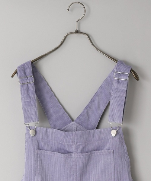 LOWRYS FARM(ローリーズファーム)の「【LFM(U)】コーデュロイオーバーオール 599586(サロペット/オーバーオール・メンズ・ブラック/パープル・LARGE/MEDIUM)」の21枚目の写真