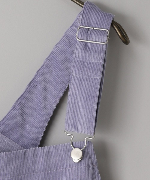 LOWRYS FARM(ローリーズファーム)の「【LFM(U)】コーデュロイオーバーオール 599586(サロペット/オーバーオール・メンズ・ブラック/パープル・LARGE/MEDIUM)」の16枚目の写真