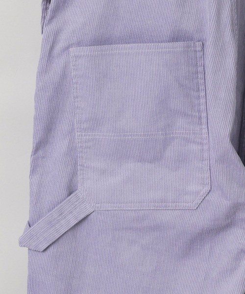 LOWRYS FARM(ローリーズファーム)の「【LFM(U)】コーデュロイオーバーオール 599586(サロペット/オーバーオール・メンズ・ブラック/パープル・LARGE/MEDIUM)」の8枚目の写真