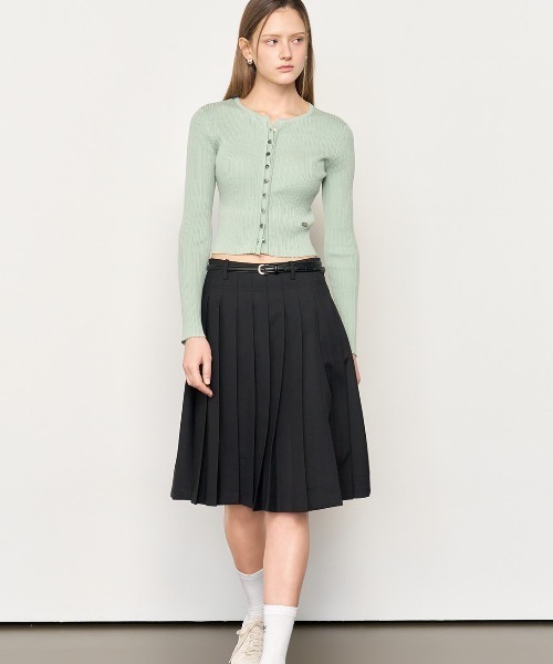 GENERAL IDEA（ジェネラルアイデア）の「GENERAL IDEA/ジェネラルアイディア fine pleats midi skirt スカート（スカート・レディース・ブラック/ベージュ/ホワイト・M/L/S）」の20枚目の写真