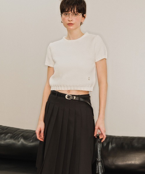 GENERAL IDEA（ジェネラルアイデア）の「GENERAL IDEA/ジェネラルアイディア fine pleats midi skirt スカート（スカート・レディース・ブラック/ベージュ/ホワイト・M/L/S）」の13枚目の写真