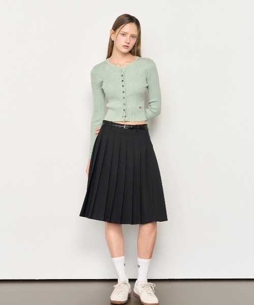 GENERAL IDEA（ジェネラルアイデア）の「GENERAL IDEA/ジェネラルアイディア fine pleats midi skirt スカート（スカート・レディース・ブラック/ベージュ/ホワイト・M/L/S）」の22枚目の写真