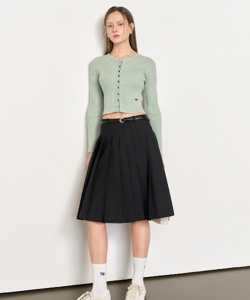 GENERAL IDEA（ジェネラルアイデア）の「GENERAL IDEA/ジェネラルアイディア fine pleats midi skirt スカート（スカート・レディース・ブラック/ベージュ/ホワイト・M/L/S）」の21枚目の写真