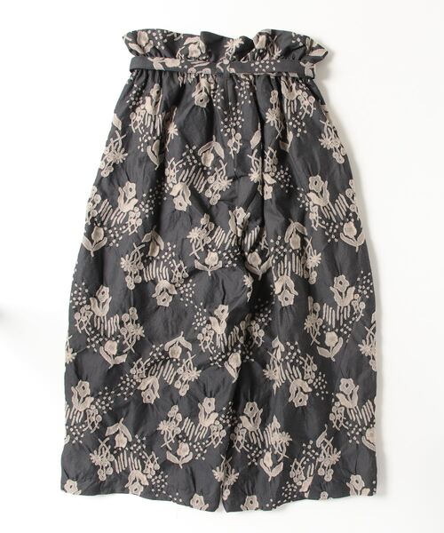 my beautiful landlet（マイビューティフルランドレット）の「【my beautiful landlet】 ORIGINAL FLOWER JACQUARD WIDE PANTS（その他パンツ・メンズ・ベージュ/ブラック・0/1）」の9枚目の写真