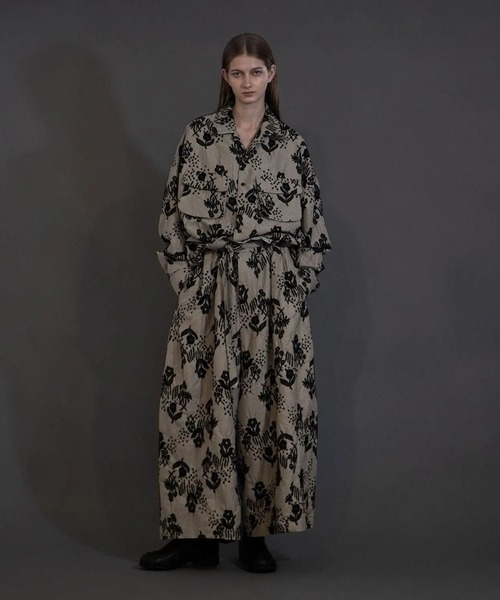 my beautiful landlet 100%コットン my beautiful landlet パンツ 「my landlet」COTTON LINEN BIG