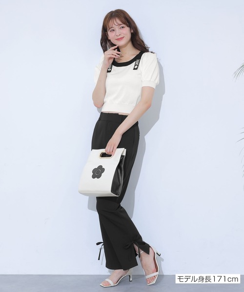 セール】スリットリボン パンツ（その他パンツ）｜MARY QUANT（マリー