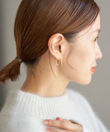 IENA | BAR Jewellery/バージュエリー CHUNKY OUTLINE PIERCE ピアス(両耳)(ピアス(両耳用))