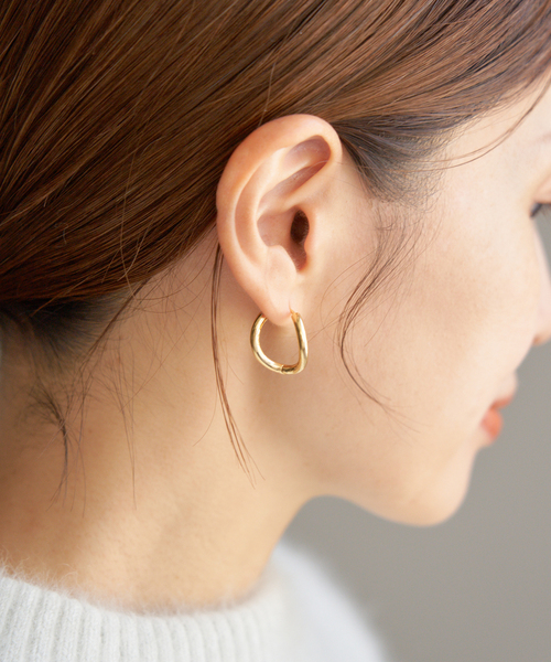 BAR Jewellery/バージュエリー CHUNKY OUTLINE PIERCE ピアス(両耳)