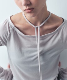 CODE A（コードエー）の「off－shoulder jersey top（Tシャツ/カットソー）」