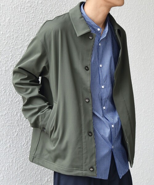 SHIPS any: SORONA(R) ライト ツイル ストレッチ スピンドル ブルゾン