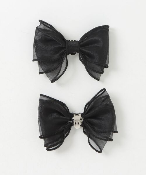 ASTORIA ODIER（アストリアオディール）の「オーガンジーリボン２WAYパンプス（パンプス・レディース・ブラック/その他/ホワイト×ブラック/チャコールグレー・SMALL/LARGE/MEDIUM）」の8枚目の写真