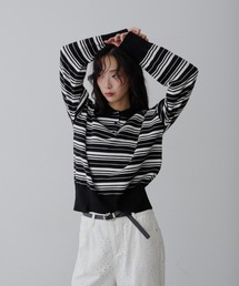 Border Polo T-Shirt / ボーダー ポロTシャツ