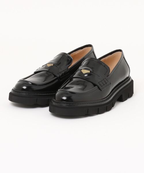 Luca Grossi（ルーカグロッシ）の「【Luca Grossi】タンクソールペニーローファー(L51612)（ローファー・レディース・ボルドー/ブラック・36/37/38/39/35）」の6枚目の写真