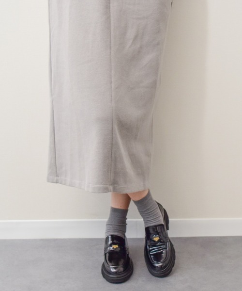 Luca Grossi（ルーカグロッシ）の「【Luca Grossi】タンクソールペニーローファー(L51612)（ローファー・レディース・ボルドー/ブラック・36/37/38/39/35）」の7枚目の写真