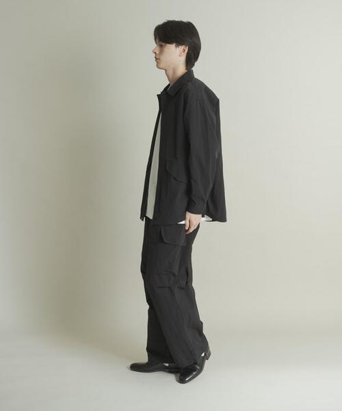 SENSE OF PLACE by URBAN RESEARCH（センスオブプレイスバイアーバンリサーチ）の「ユーティリティーカーゴワイドパンツ（その他パンツ・メンズ・ブラック/ライトベージュ/パープル・MEDIUM/LARGE）」の20枚目の写真