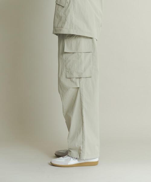 SENSE OF PLACE by URBAN RESEARCH（センスオブプレイスバイアーバンリサーチ）の「ユーティリティーカーゴワイドパンツ（その他パンツ・メンズ・ブラック/ライトベージュ/パープル・MEDIUM/LARGE）」の18枚目の写真