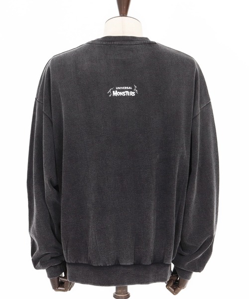 ADAM PATEK（アダムパテック）の「msw1754-Frankenstein portrait crewneck スウェット(AP2524020)（スウェット・メンズ・ブラック/ミックスグレー・1/2）」の16枚目の写真