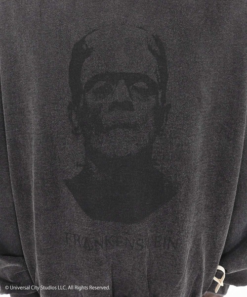 ADAM PATEK（アダムパテック）の「msw1754-Frankenstein portrait crewneck スウェット(AP2524020)（スウェット・メンズ・ブラック/ミックスグレー・1/2）」の17枚目の写真