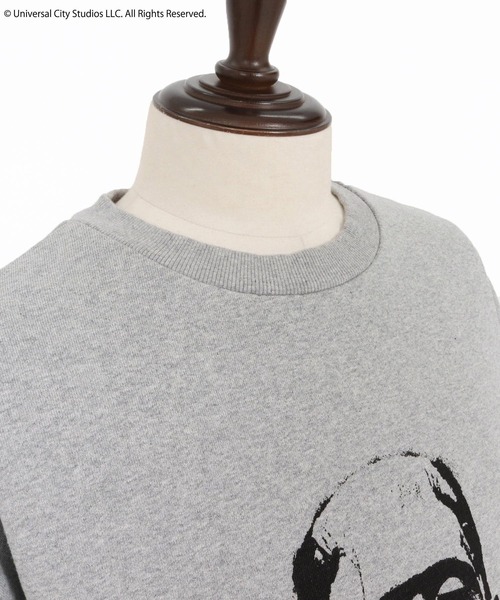 ADAM PATEK（アダムパテック）の「msw1754-Frankenstein portrait crewneck スウェット(AP2524020)（スウェット・メンズ・ブラック/ミックスグレー・1/2）」の20枚目の写真