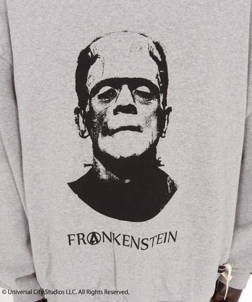 ADAM PATEK（アダムパテック）の「msw1754-Frankenstein portrait crewneck スウェット(AP2524020)（スウェット・メンズ・ブラック/ミックスグレー・1/2）」の21枚目の写真