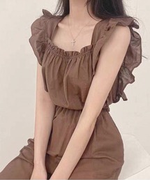 frunco（フランコ）の「【ZOZO限定】コットンオールインワン（ワンピース）」