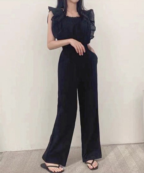 frunco（フランコ）の「【ZOZO限定】コットンオールインワン（ワンピース・レディース・ホワイト/ブラウン・FREE）」の7枚目の写真