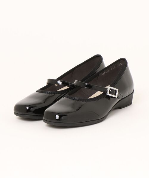 Bridget Birkin(ブリジットバーキン)の「【Bridget Birkin Walk】ビジューストラップコンフォートパンプス(555412)(パンプス・レディース・ブラック系その他/ブラック系その他2・24.5/24/23.5/23/22.5)」の6枚目の写真