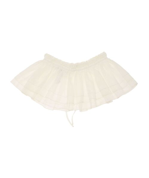 dazzlin(ダズリン)の「マルチウェイチュールフリル(付け襟・レディース・アイボリー・FREE)」の9枚目の写真