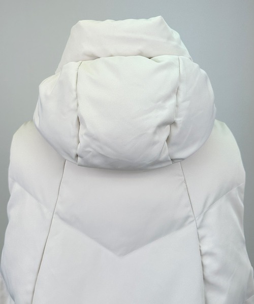 PICCIN（ピッチン）の「フードダウンベスト（ダウンベスト・レディース・オフホワイト/ブラック・M）」の22枚目の写真