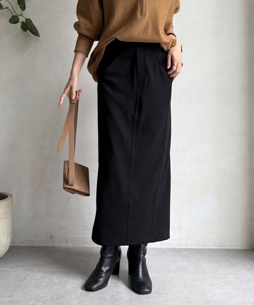 カットジョーゼットスリットスカート | Whim Gazette(ウィム ガゼット