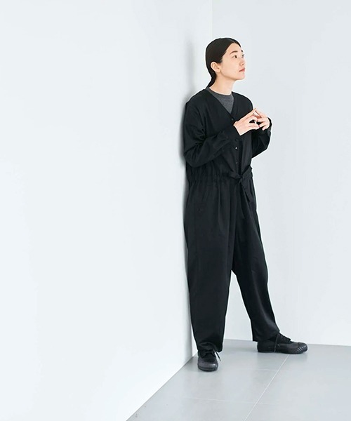 HAU（ハウ）の「オールインワン luster（つなぎ/オールインワン・レディース・ブラック・MEDIUM）」の6枚目の写真