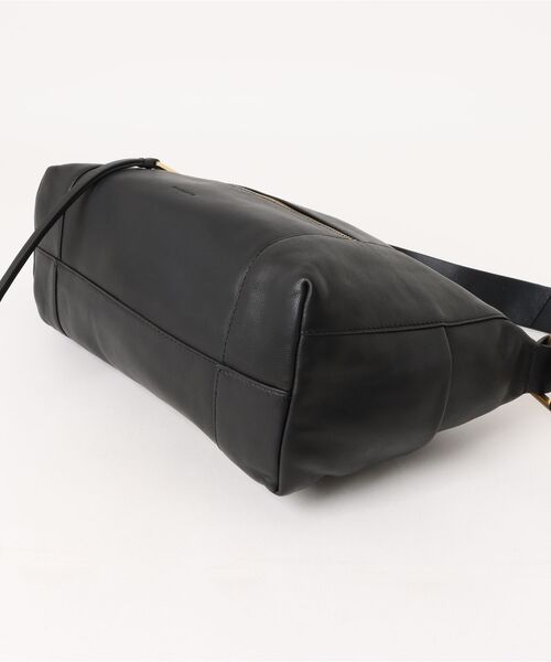 All Saints Black 黒 レザー ショルダーバッグ VEGA LEATHER SHOULDER BAG | VEGA レザー ショルダー バッグ