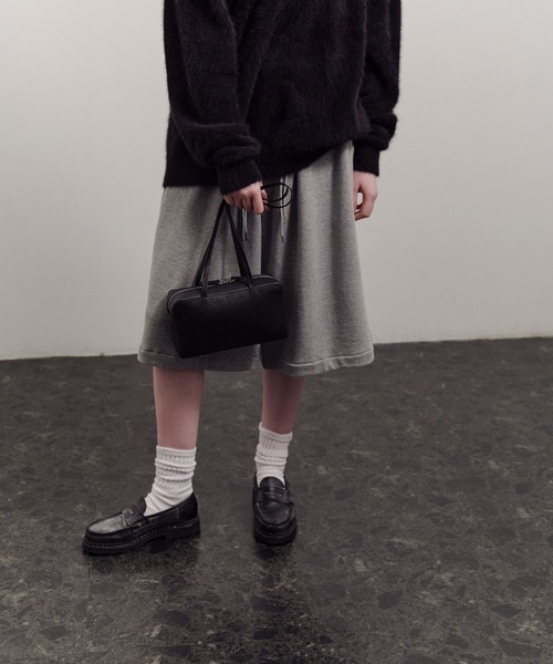 ONE.ワンドット】 / レザースクエアミニボストンBAG / ONE-008