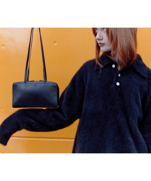 ONE.ワンドット】 / レザースクエアミニボストンBAG / ONE-008