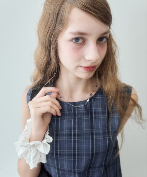 Birthday room(バースデイルーム)の「スターチェーンネックレス/star chain necklace(ネックレス・レディース・シルバー・FREE)」の5枚目の写真