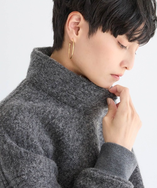 BARNYARDSTORM（バンヤードストーム）の「BARNYARDSTORM / スタンドカラースライバーブルゾン【WEB限定サイズ】（ブルゾン・レディース・チャコール/ブラック・S/M/L）」の17枚目の写真