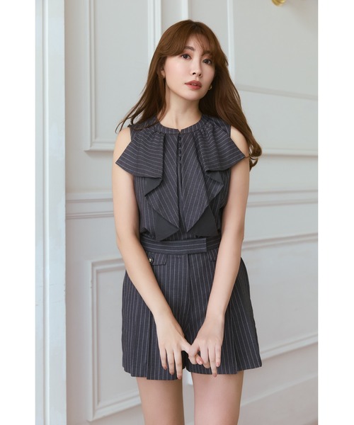 Her lip to(ハーリップトゥー)の「Fleurine Ruffle Blouse(シャツ/ブラウス・レディース・オフホワイト/グレー・M/S)」の22枚目の写真