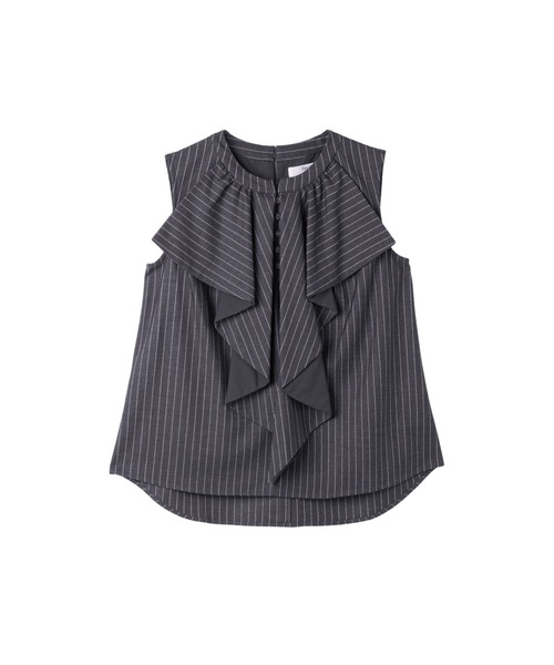 Her lip to(ハーリップトゥー)の「Fleurine Ruffle Blouse(シャツ/ブラウス・レディース・オフホワイト/グレー・M/S)」の11枚目の写真
