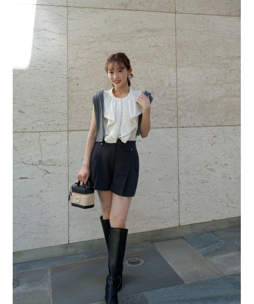 Fleurine Ruffle Blouse（シャツ/ブラウス）｜Her lip to（ハーリップ