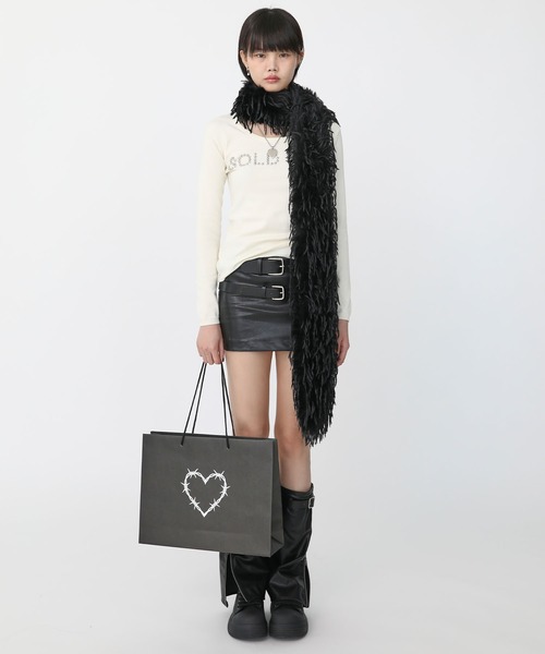 feather image long muffler / フェザーイメージロングマフラー