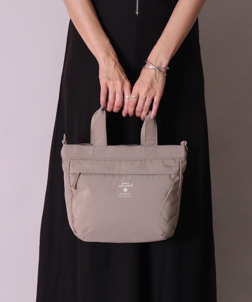 anello（アネロ）の「(LF)【anello】5ポケット 2WAY ミニ ショルダー & トートバッグ（トートバッグ・レディース・ブラック/グレー/グレイッシュベージュ・ONE SIZE）」の3枚目の写真