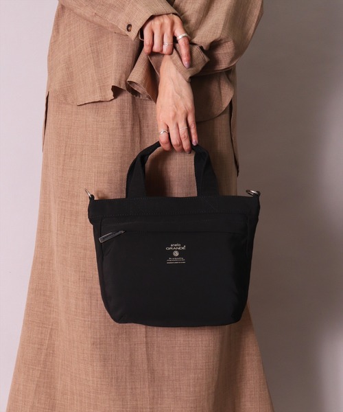 anello(アネロ)の「(LF)【anello】5ポケット 2WAY ミニ ショルダー & トートバッグ(トートバッグ・レディース・ブラック/グレー/グレイッシュベージュ/ネイビー・ONE SIZE)」の16枚目の写真