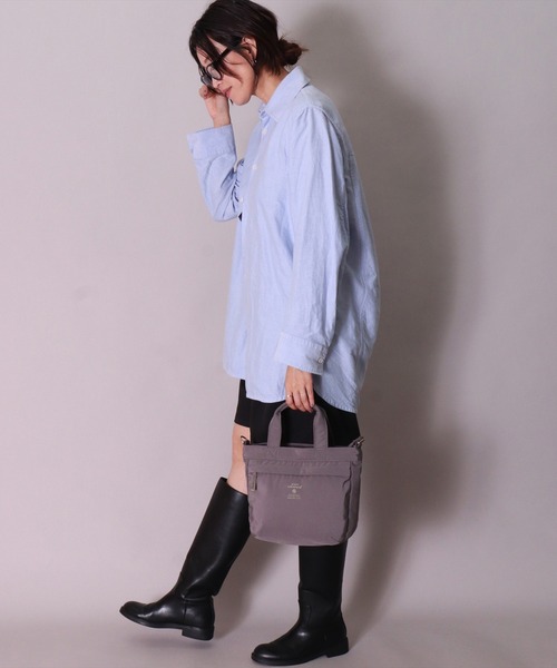 anello(アネロ)の「(LF)【anello】5ポケット 2WAY ミニ ショルダー & トートバッグ(トートバッグ・レディース・ブラック/グレー/グレイッシュベージュ/ネイビー・ONE SIZE)」の17枚目の写真