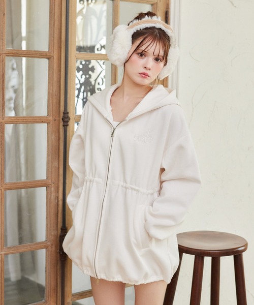 ウエスト絞りビッグパーカー（パーカー）｜one after another NICE