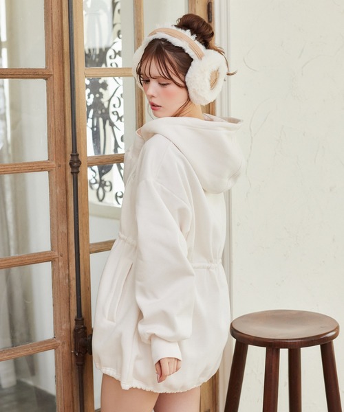 ウエスト絞りビッグパーカー（パーカー）｜one after another NICE