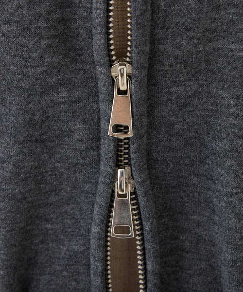 one after another NICE CLAUP(ワンアフターアナザーナイスクラップ)の「ウエスト絞りビッグパーカー(パーカー・レディース・チャコールグレー/アイボリー/ライトグレー/ブラウン・FREE)」の14枚目の写真