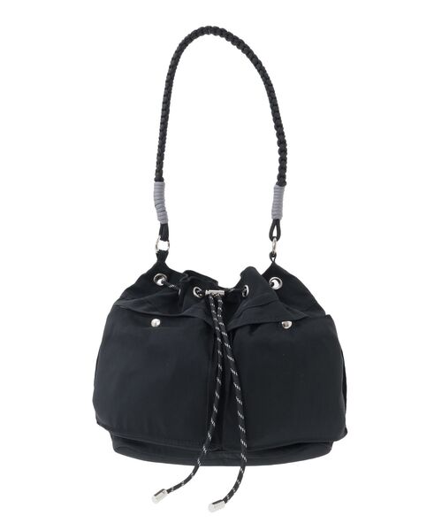 Green　Parks（グリーンパークス）の「andmikka.パラコードナイロンショルダーリュック（バックパック/リュック・レディース・カーキ/ブラック/ネイビー・FREE）」の2枚目の写真