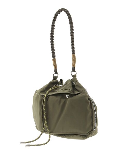 Green　Parks（グリーンパークス）の「andmikka.パラコードナイロンショルダーリュック（バックパック/リュック・レディース・カーキ/ブラック/ネイビー・FREE）」の17枚目の写真
