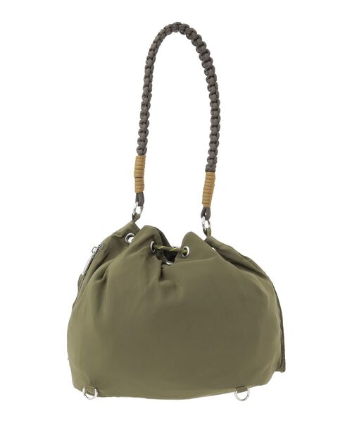 Green　Parks（グリーンパークス）の「andmikka.パラコードナイロンショルダーリュック（バックパック/リュック・レディース・カーキ/ブラック/ネイビー・FREE）」の19枚目の写真