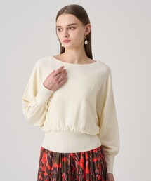 ANAYI | リブウエストドルマン プルオーバー(ニット/セーター)